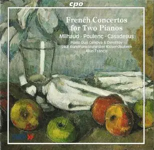 Piano Duo Genova & Dimitrov - French Concertos For Two Pianos (2004) (Repost)