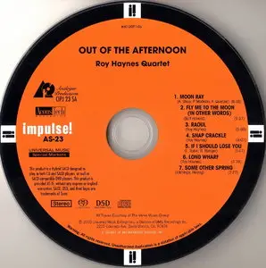 Roy Haynes Quartet - Out of the Afternoon (1962) [Analogue Productions SACD Remastered 2010]
