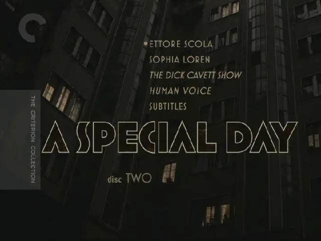 A Special Day / Una giornata particolare (1977) [Criterion Collection]