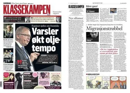 Klassekampen – 28. august 2018