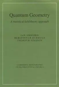 Quantum geometry: a statistical field theory approach