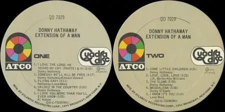 Donny Hathaway - Extension Of A Man (Quadra Disc) (vinyl rip) (1973) {Atlantic} **[RE-UP]**