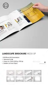 GraphicRiver Landscape Brochure / Catalog Mock-Up