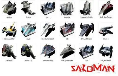 Star Ship PNG Icons