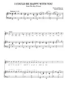 I Could Be Happy With You - Sandy Wilson (Piano Vocal)