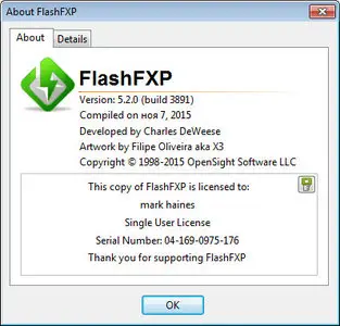 FlashFXP 5.2.0 Build 3891 Multilingual + Portable