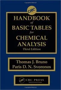 Handbook of Basic Tables for Chemical Analysis, Third Edition (repost)