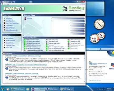 Bentley Staad Pro v8i for Windows Seven