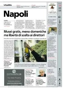 la Repubblica Napoli - 10 Ottobre 2018