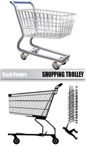 Stock Vectors - Shopping trolley