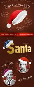 GraphicRiver Santa Hat Mock-Up