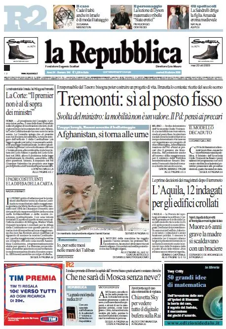 La Repubblica (20-10-09)