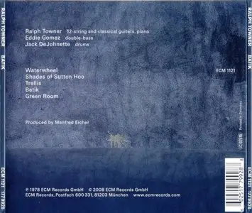Ralph Towner - Batik (1978) {ECM 1121}