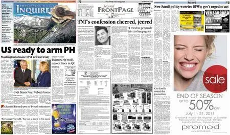 Philippine Daily Inquirer – June 25, 2011