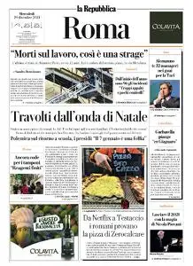 la Repubblica Roma - 29 Dicembre 2021