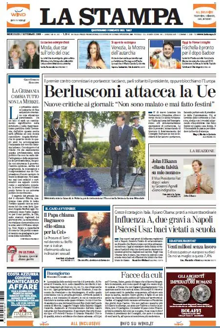 La Stampa (02-09-09)