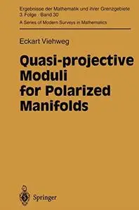 Quasi-projective Moduli for Polarized Manifolds (Ergebnisse der Mathematik und ihrer Grenzgebiete. 3. Folge)