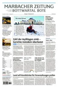 Marbacher Zeitung - 17. Dezember 2018