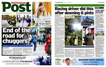 Nottingham Post – August 16, 2018