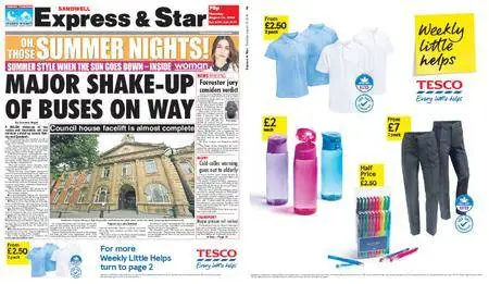 Express and Star Sandwell Edition – August 16, 2018