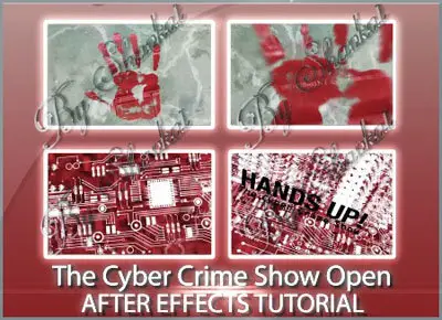 After Effects Tutorial - The Cyber Crime Show Open