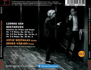 Antje Weithaas, Dénes Várjon - Ludwig van Beethoven: Violin Sonatas Nos. 3, 7 & 8 (2023)