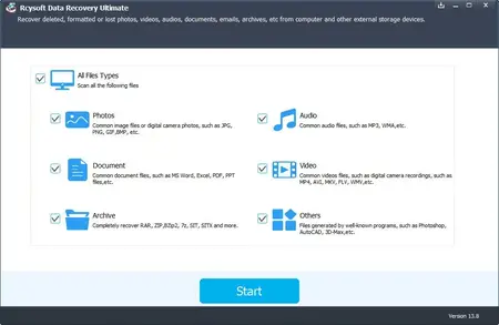 Rcysoft Data Recovery Ultimate 13.9.0.0 Multilingual