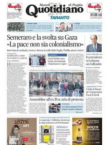 Quotidiano di Puglia Taranto - 5 Ottobre 2025