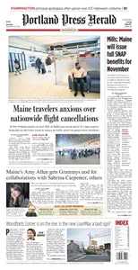 Portland Press Herald - 8 November 2025