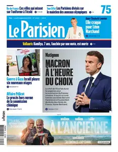 Le Parisien du Lundi 2 Septembre 2024