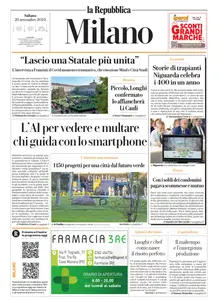 la Repubblica Milano - 28 Settembre 2024