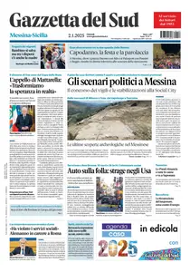 Gazzetta del Sud Messina - 2 Gennaio 2025