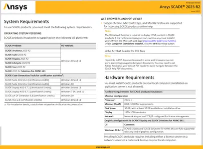ANSYS SCADE 2025 R2