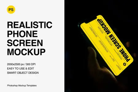 EE - Realistic Phone Screen Mockup 9WPK565