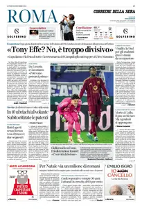 Corriere della Sera Roma - 16 Dicembre 2024