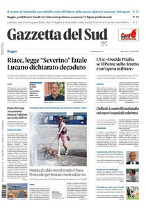 Gazzetta del Sud Reggio Calabria - 2 Luglio 2025