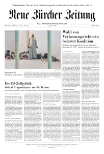 Neue Zurcher Zeitung International - 09 Juli 2025