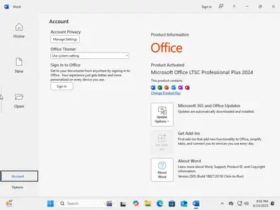 Windows 11 Pro 24H2 Build 26100.4351 (No TPM Required) With Office 2024 Pro Plus Multilingual Preactivated June 2025