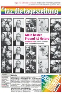 Tageszeitung TAZ vom 04 Juli 2013