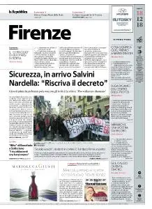 la Repubblica Firenze - 18 Dicembre 2018