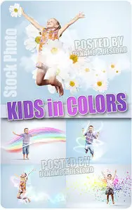 Kids in colors - UHQ Stock Photo