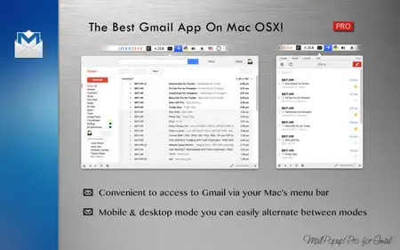 MenuTab Pro for Gmail v1.6.1 Mac OS X