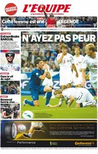  L’Équipe du Mardi 10 Septembre 2013