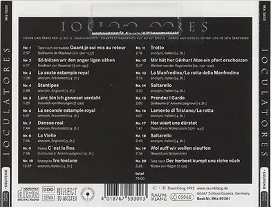 Ioculatores - Songs and Dances of the 13th to 15th centuries [Raumklang RKs 59301] {Germany 1993, ReIssue 2008}