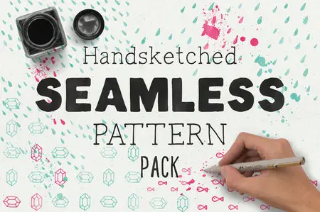 CreativeMarket - HandSketched Seamless Pattern Pack