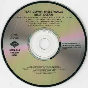 Billy Ocean - Tear Down These Walls (1988) {Japan 1st Press}