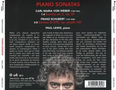 Paul Lewis - Weber, Schubert: Sonatas (2019)