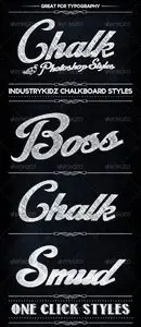 GraphicRiver Chalkboard Photoshop Layer Styles