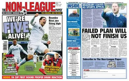 The Non-league Football Paper – October 27, 2019