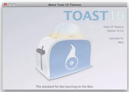 Roxio Toast Titanium 10.0.5 (incl. HD & BD Plugins) MacOSX (2009)